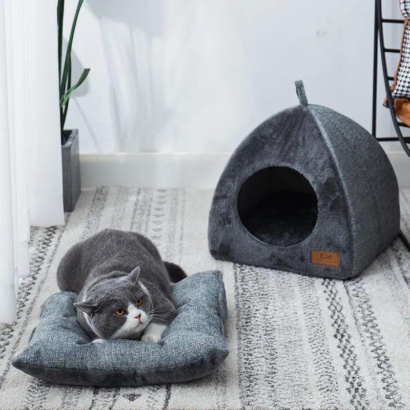 Cama Macia e Dobrável para Gatos