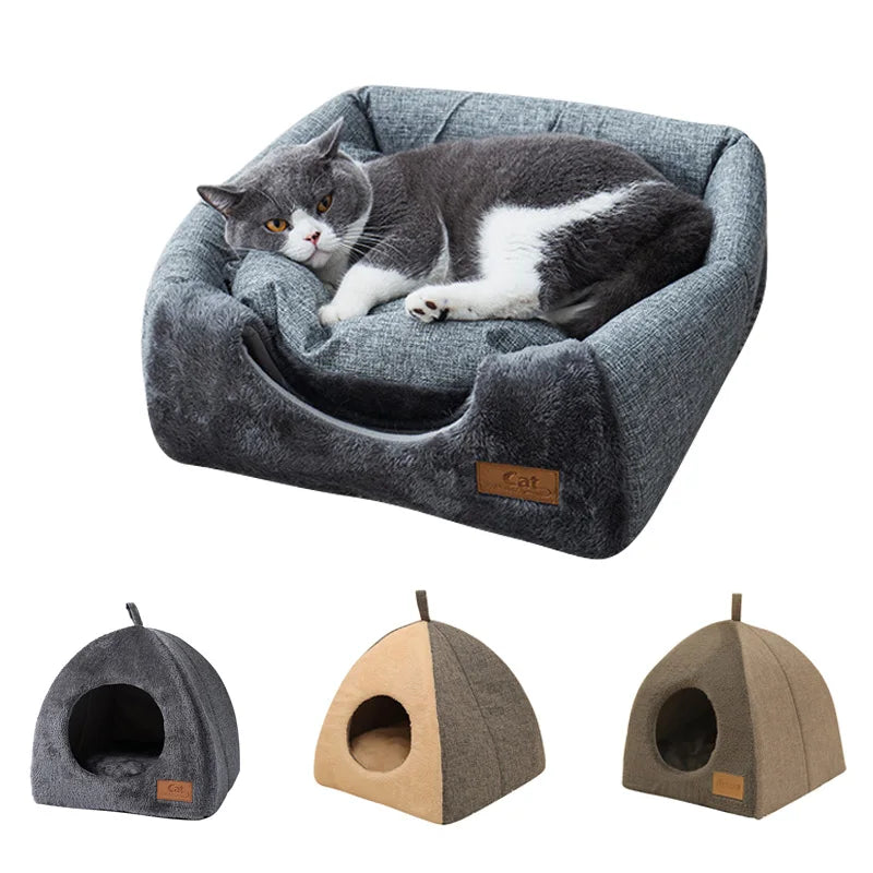 Cama Macia e Dobrável para Gatos